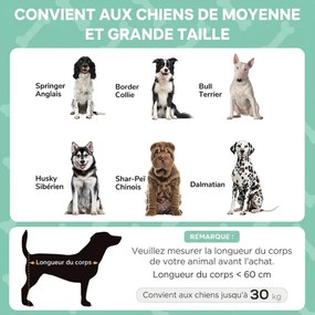 Cama para Cão e Gato, 91 x 76 x 85 cm, com Cobertura Anti-UV, Cinzenta