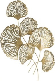 DECORAÇÃO DE PAREDE IRIS 78X5,5X101 CM DOURADO