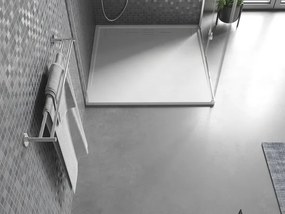 Mexen Amon base de duche quadrada SMC 100 x 100 cm, branca - 4F101010