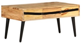 Mesa de centro 88x50x42 cm madeira de acácia maciça