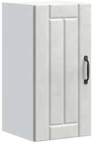 vidaXL Armário de parede da cozinha Lucca madeira cinzento cimento