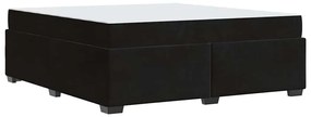 Estrutura da Cama Outros Preto 180 x 200 cm Veludo