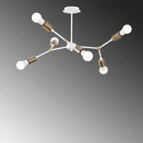 Candeeiro Chandelier Sparrow – Branco – 67 x 67 cm