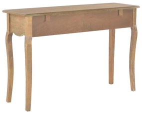 Mesa consola c/ 2 gavetas 110x35x76 cm derivados de madeira