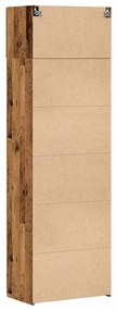 Armário de Armazenamento vidaXL Madeira Antiga 70x42.5x225 cm Madeira