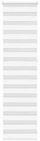 vidaXL Cortina de zebra 60x230 cm largura do tecido 55,9 cm poliéster