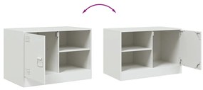 Móvel de TV 67x39x44 cm aço branco