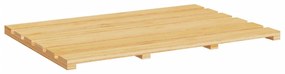 Tapete de casa de banho em bambu 54x36 cm