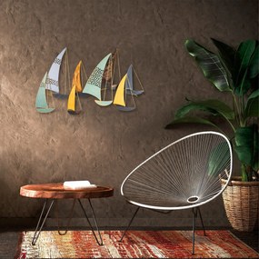 Acessório Decorativo de Parede Yavuz – Multicolor – 111 x 70 x 8 cm