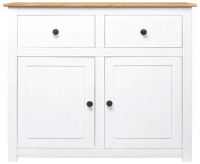 Aparador 93x40x80 cm pinho maciço Panama branco