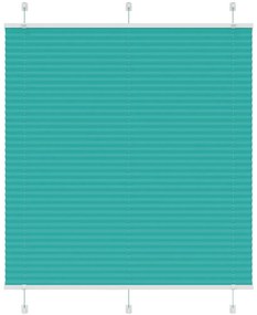 Plissado Cego Gasolina verde 120x150 cm Largura Tecido 119,4 cm