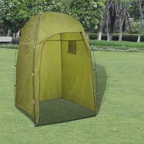 vidaXL Tenda WC/chuveiro/vestiário, verde