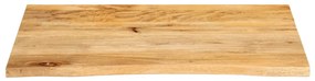 Tampo de mesa c/ borda viva 70x60x2,5 cm mangueira maciça