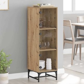 vidaXL Buffet Carvalho Artesanal 35 x 37 x 117 cm