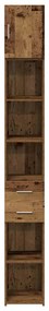 Armário Slim vidaXL Madeira Antiga 30x42.5x225 cm Madeira Engenharia