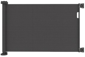 Barreira de Segurança para Cães Retrátil 0-136 cm  para Cães Pequenos com Botão de Fecho Preto