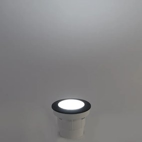 Foco de solo exterior moderno preto incl. LED IP67 - Ceci Moderno