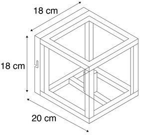 Aplique industrial marrom ferrugem - CAGE Industrial