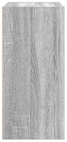 Estante 31x24x52 cm derivados de madeira cinzento sonoma