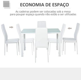 Conjunto de Refeição Hayla - 4 Cadeiras e 1 Mesa - Design Nórdico