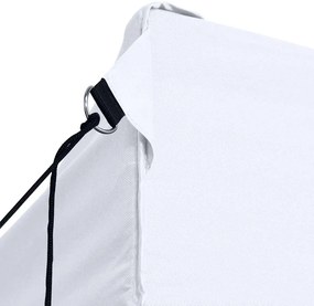 Tenda dobrável profissional festas 4 paredes 3x4m aço branco