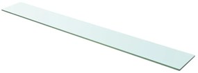 vidaXL Prateleira de vidro 110x15 cm transparente