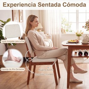 Conjunto de 1 Mesa e 2 Cadeiras de Jantar, 80 x 53 x 74 cm, Prateleira de Ripas, Castanho