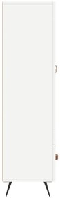 Aparador alto 69,5x31x115 cm derivados de madeira branco