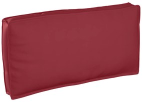 vidaXL Almofada de Palete para Assento/Costa Vinho Vermelho 120x60x12 cm Tecido Oxford