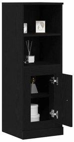 Highboard Carvalho Preto 36x35.5x103.5 cm Madeira Engenheirada