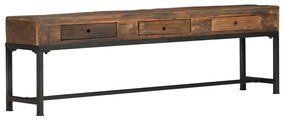 vidaXL Móvel de TV 150x30x46 cm madeira recuperada maciça