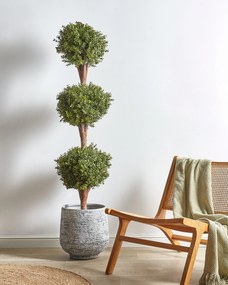 Planta artificial em vaso 154 cm BUXUS BALL TREE Beliani