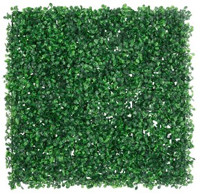 Vedação de arbusto artificial 6 pcs 50x50 cm verde