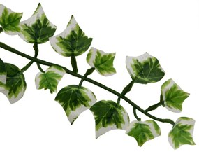 Planta suspensa artificial 12 pcs 339 folhas 90 cm verde/branco