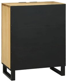 Buffet - 60 x 33,5 x 75 cm, feito de madeira de manga maciça.