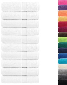 Toalhas de banho premium SOLUND 10pcs 100x150cm 600 gsm branco