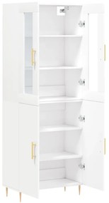 Armário alto 69,5x34x180 cm derivados de madeira branco