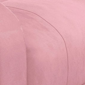 Poltrona reclinável veludo rosa