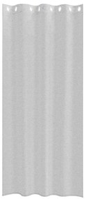 Cortinas 2 pcs Cinzento-claro 140 x 245 cm Poliéster