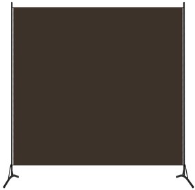 Divisória de quarto com 1 painel 175x180 cm castanho