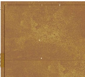 Portão de jardim 105x205 cm aço corten