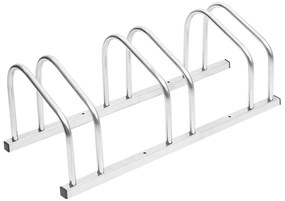 Suporte para 3 bicicletas aço galvanizado