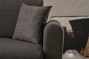 Sofá-Cama de Canto Mane – Antracite – 246x85x160 cm