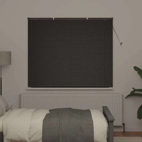 Persiana de Janela com cortinas Outros Manual Preto 80 x 130 cm Alumín