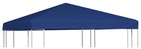 Cobertura de gazebo 310 g/m² 3x3 m azul