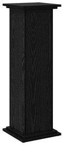 Suporte de Exibição com Armazenamento Carvalho Preto 31x30x90 cm Madei