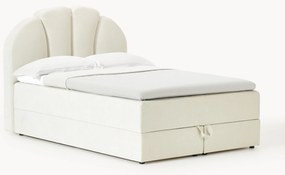 Cama boxspring com espaço de arrumação Romia