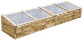 Estufas 2 pcs 200x50x35 cm madeira de pinho impregnada