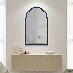 ESPELHO DE PAREDE TANGIER 62x1x100 CM (TAMANHO DO ESPELHO INTERIOR 55x94) AZUL