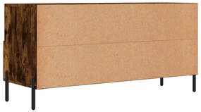 Móvel de TV 102x36x50 cm derivados de madeira carvalho fumado